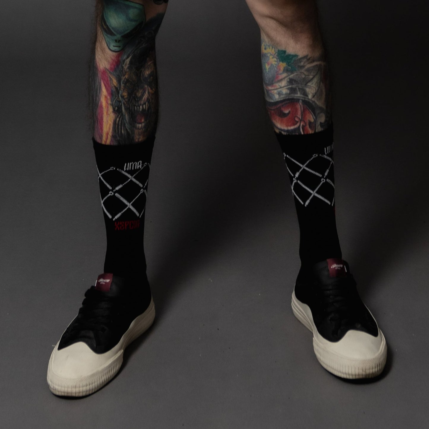 Crew socks ИГЛА "Needle Mesh"