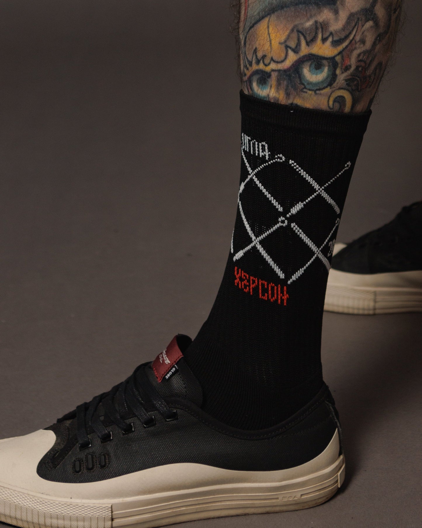 Crew socks ИГЛА "Needle Mesh"