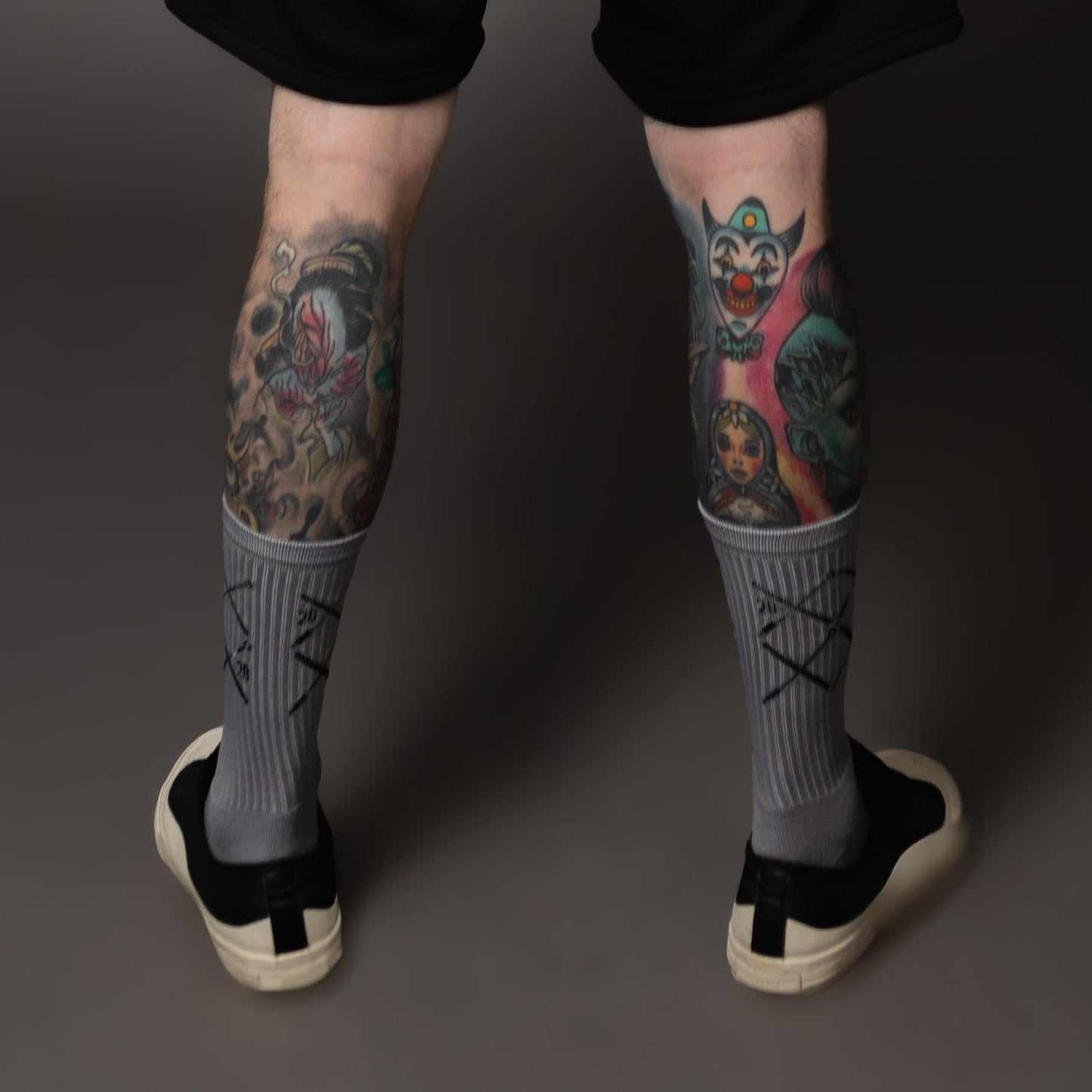 Crew socks ИГЛА "Needle Mesh"